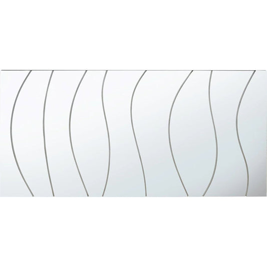 Waverly Mirror by John-Richard in pewter, silver. Made from unique in a coastal style.