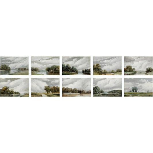 Tony Fey's Nature Walk, Set of 10 (A-J) by John-Richard. Made from unique in a modern style.