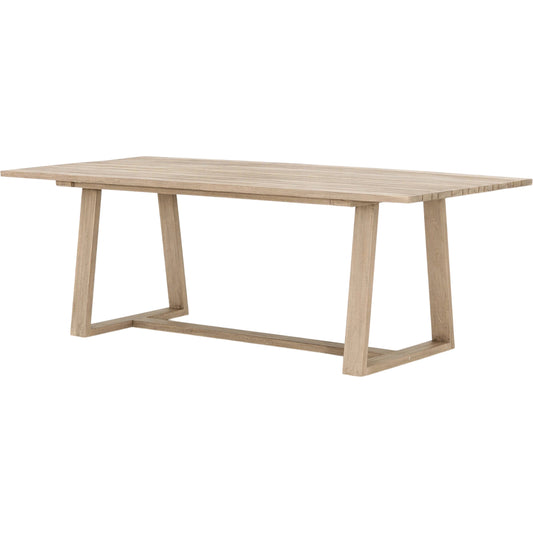 022 SR-711592 | Primary Silo | Atherton Outdoor Dining Table by Four Hands in washed brown and washed brown-fsc. Made from solid fsc®-certified teak in a modern style.