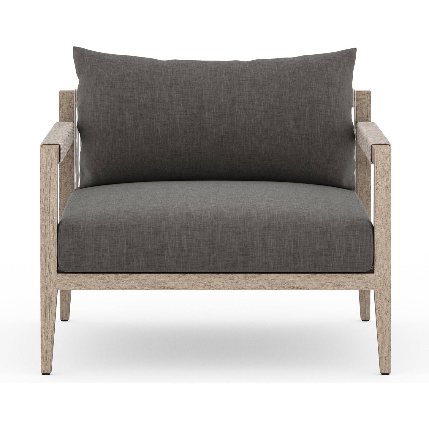 006 SR-712988 | Additional Silo | Sherwood Outdoor Chair, Washed Brown by Four Hands. Made from 100% olefin, solid fsc®-certified teak, 100% polypropylene in a coastal style.