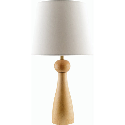 Jatoba Table Lamp - 535693 by Livabliss. Made from wood veneer, linen, polystyrene, iron in a modern style.
