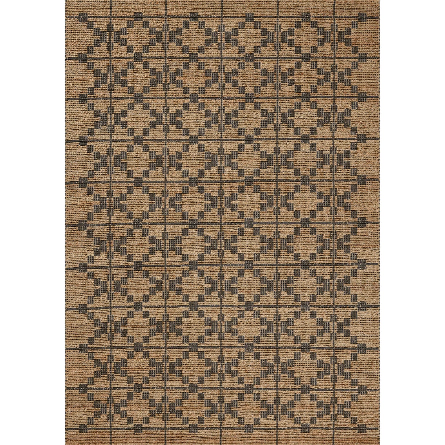 001 SI-2159630,SI-2159631,SI-2159632,SI-2159633,SI-2159634,SI-2159635,SI-2159636,SI-2159637 | Primary Silo | Judy JUD-05 Rug by Chris Loves Julia x Loloi in natural, graphite. Made from 76% jute l 24% cotton in a unique style.