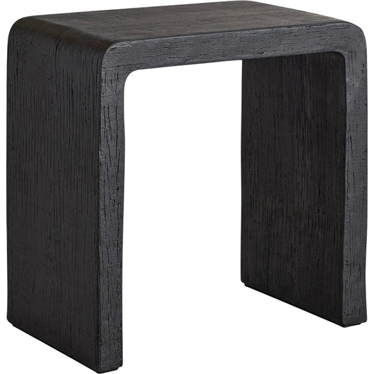 001 SI-2626398 | Primary Silo | Shephard 23" Side Table by Bernhardt in black. Made from resin in a unique style.