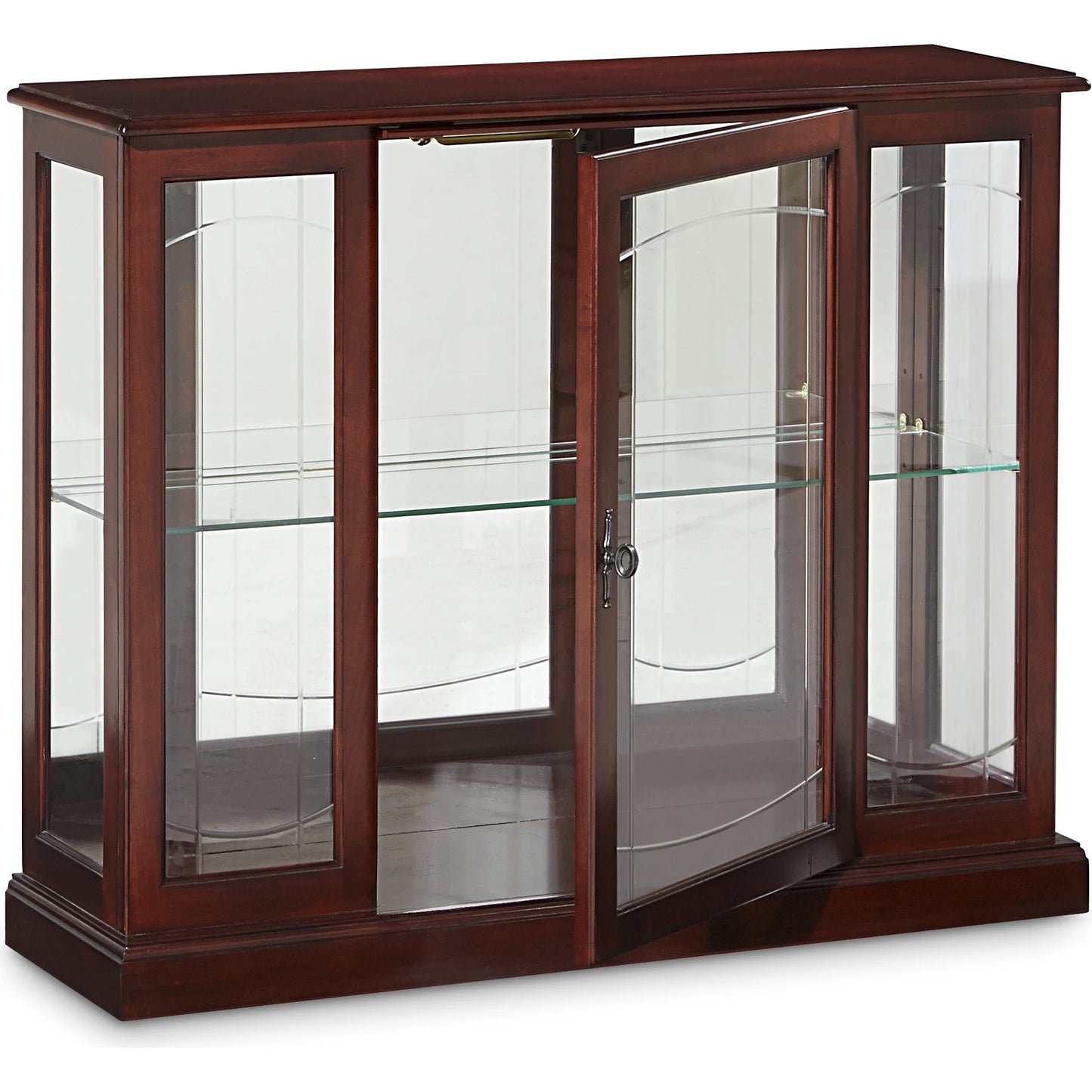 003 SI-2155473 | Additional Silo | Curio Console by Pulaski Furniture in cherry brown. Made from select hardwoods in a traditional style.