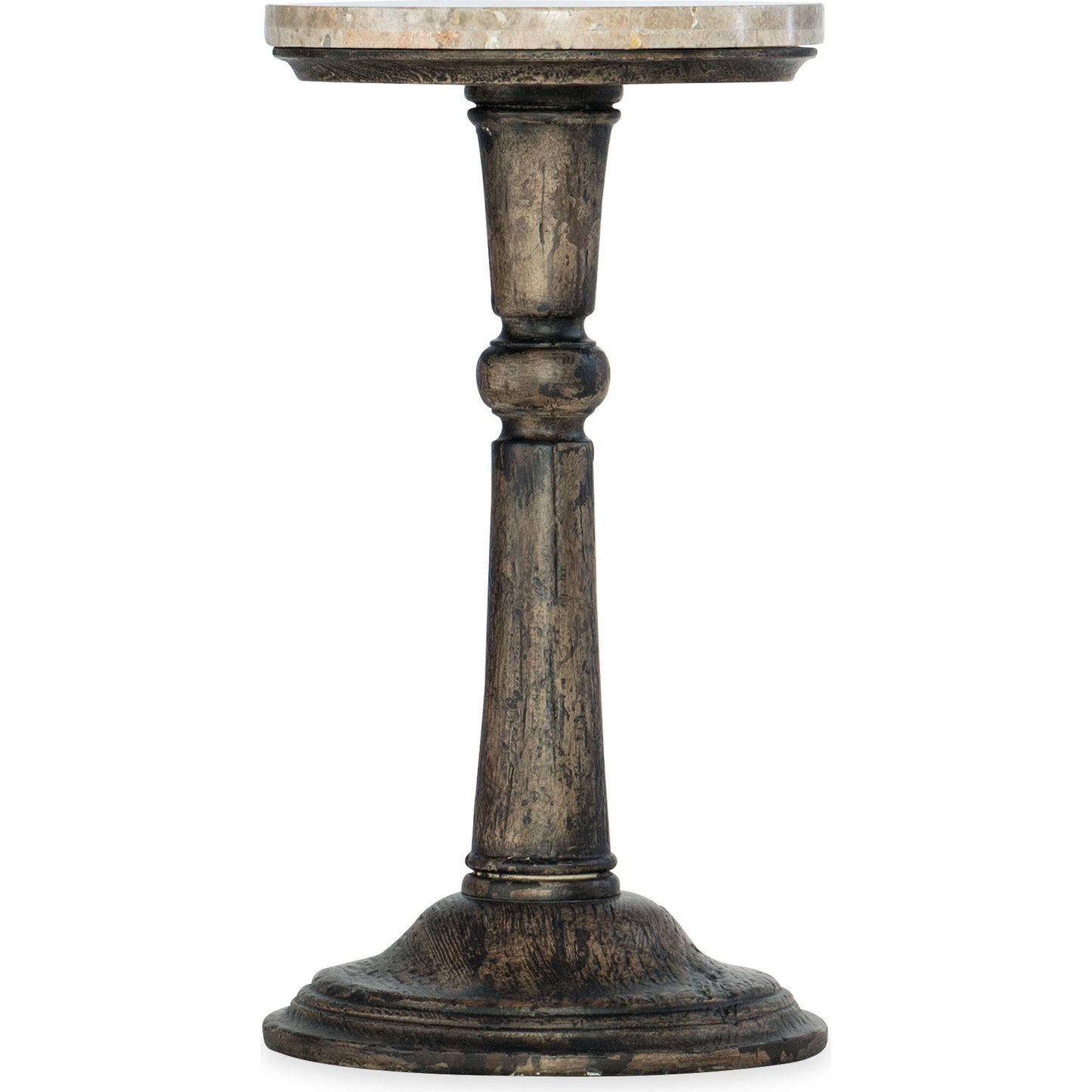 001 SI-1749063 | Additional Silo | La Grange Rabbs Prairie Martini Table by Hooker Furniture in dark flemish. Made from resin, stone in a traditional style.