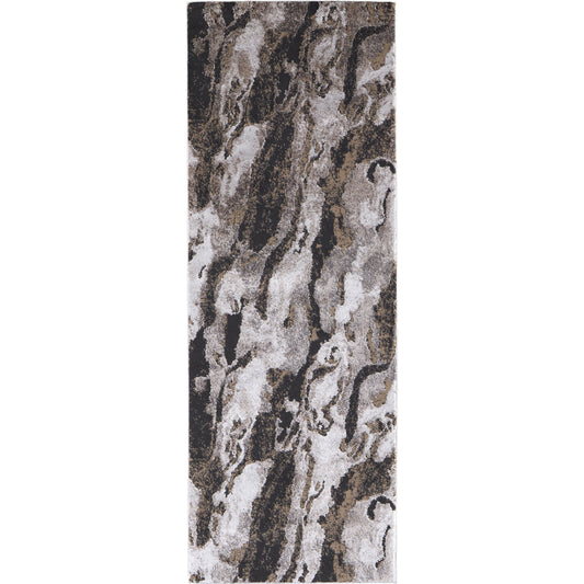 Vancouver Transitional Rug - 39FGF by Feizy in ivory, brown, taupe. Made from polypropylene, polyester in a unique style.
