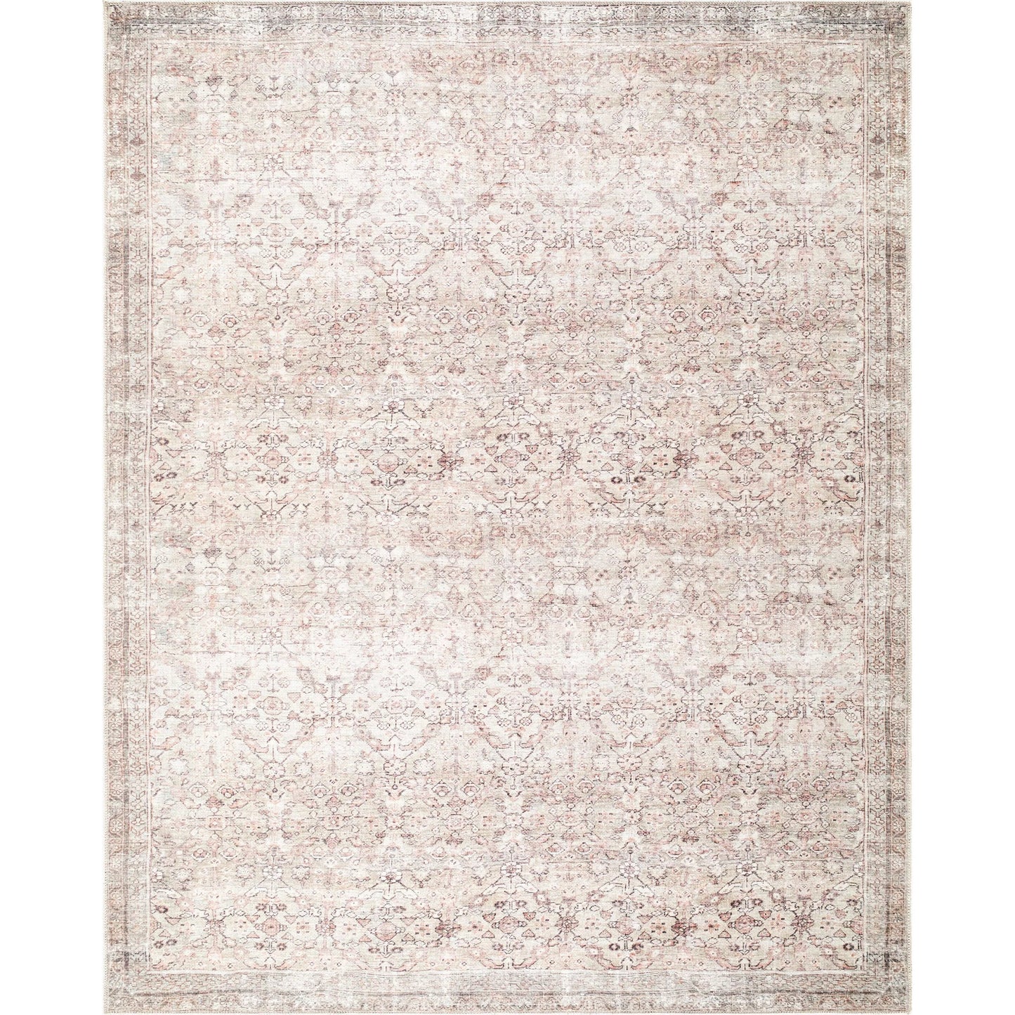 000 SI-2632900,SI-2632901,SI-2632902,SI-2632903,SI-2632904 | Primary Silo | Amelia JYAL-2300 Rug by Jenni Yolo Home x Livabliss in blush, ivory, taupe, dusty rose, soft gray. Made from chenille-polyester in a unique style.