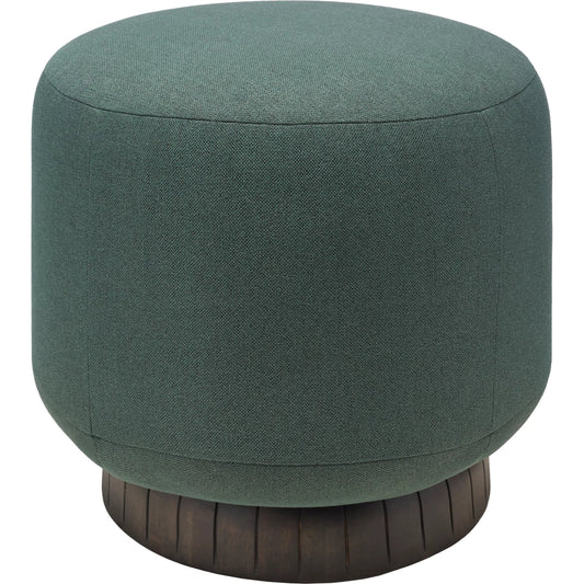 Jayde Ottoman - 528989 by Surya in brushed. Made from polyester, acacia, polyurethane foam in a modern style.
