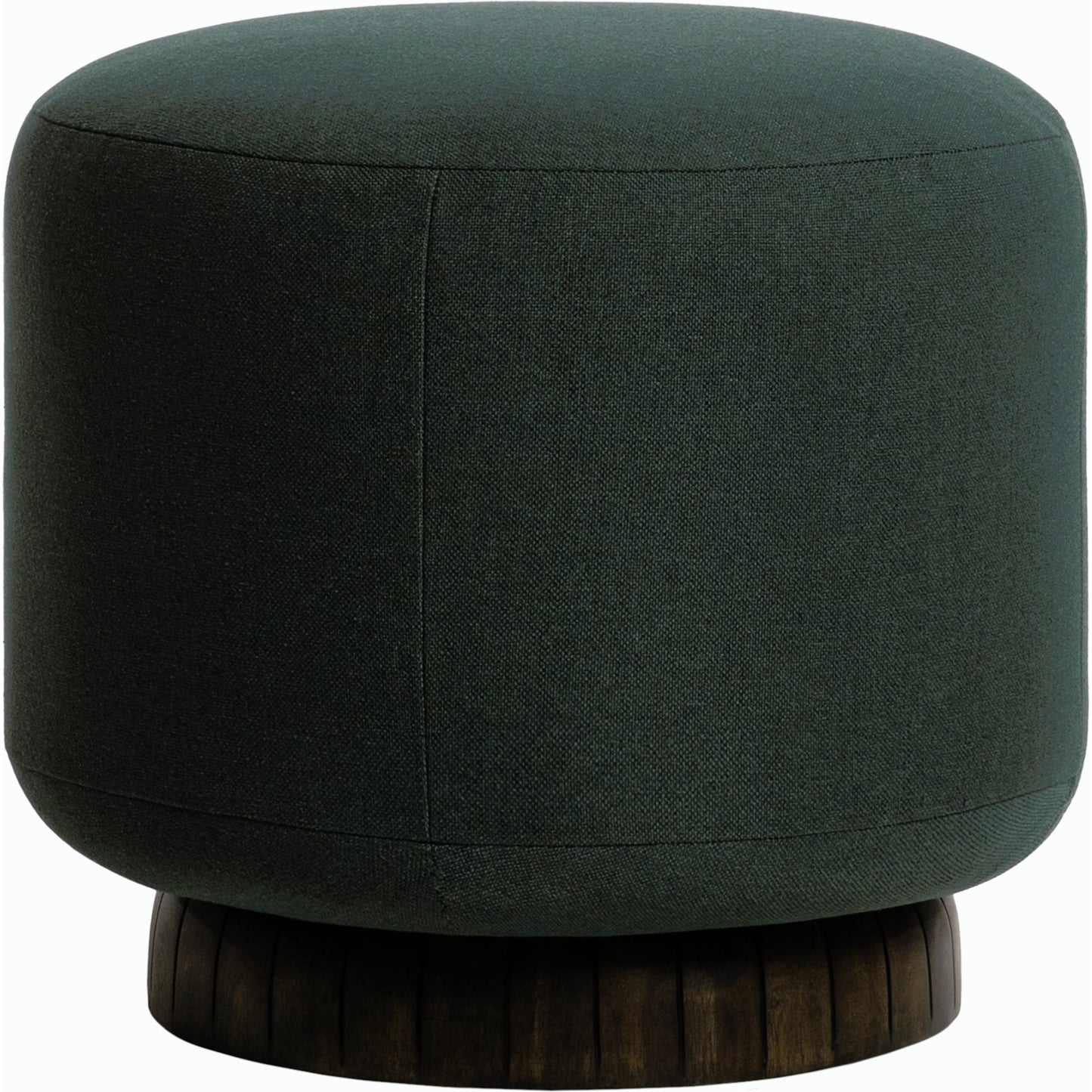 002 SI-2164485 | Closeup | Jayde Ottoman - 528989 by Surya in brushed. Made from polyester, acacia, polyurethane foam in a modern style.