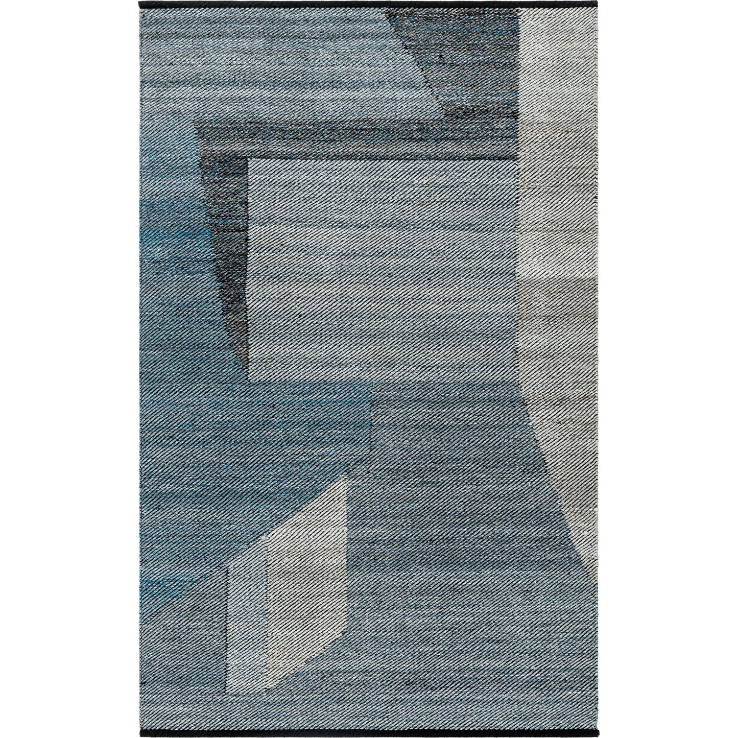 001 SI-2167495,SI-2167496,SI-2167497,SI-2167498 | Primary Silo | Jocelyn Rug - 484364 by Livabliss in grey, metallic - silver, slate blue, nickel, charcoal. Made from recycled pet yarn in a unique style.