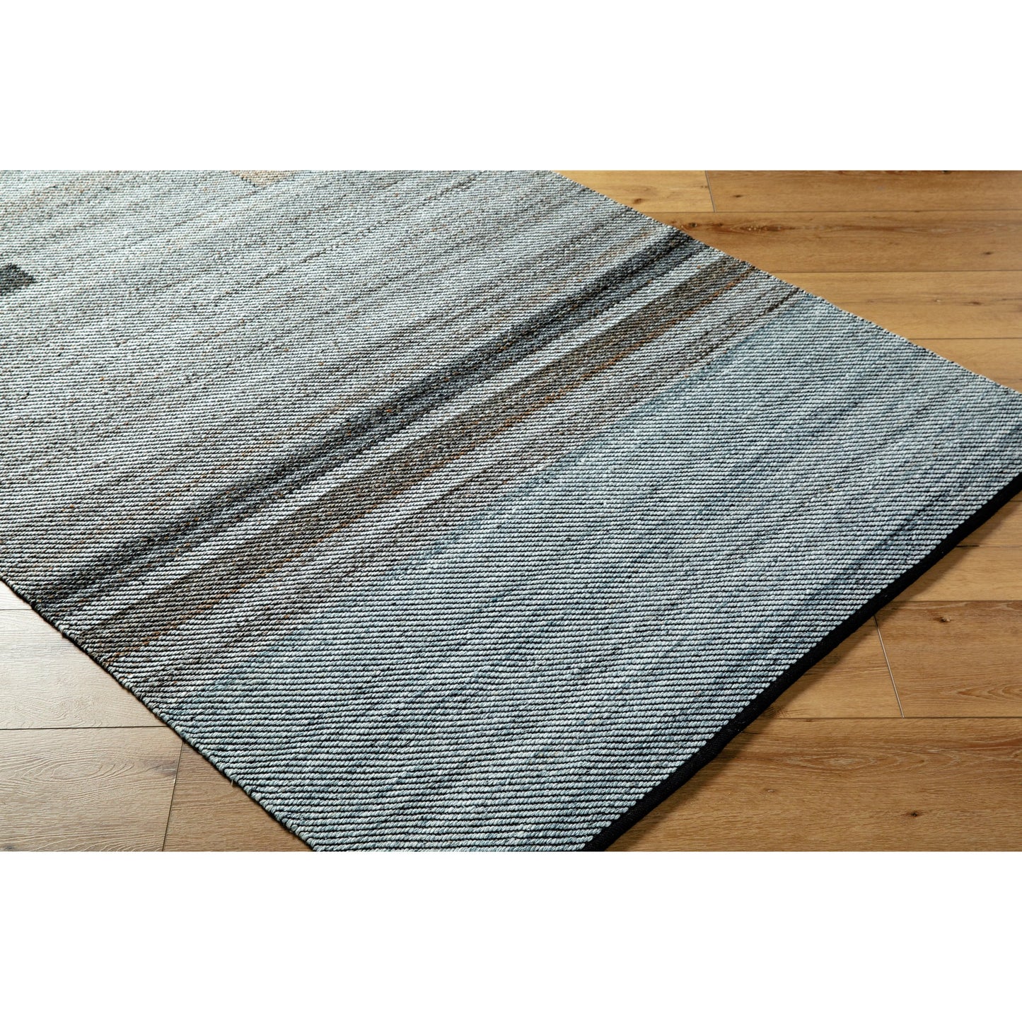 002 SI-2167499,SI-2167500,SI-2167501,SI-2167502 | Closeup | Jocelyn Rug - 484373 by Livabliss in grey, metallic - silver, slate, sage, charcoal. Made from recycled pet yarn in a unique style.