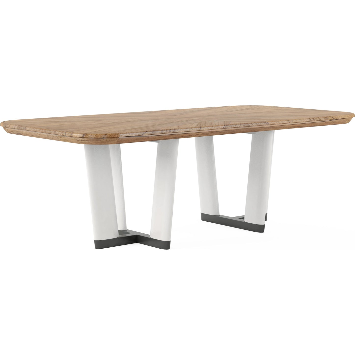002 SI-2065176 | Additional Silo | Portico Rectangular Dining Table by A.R.T. Furniture in sienna, white plaster. Made from parawood solids, mindi veneers, resin, metal in a modern style.