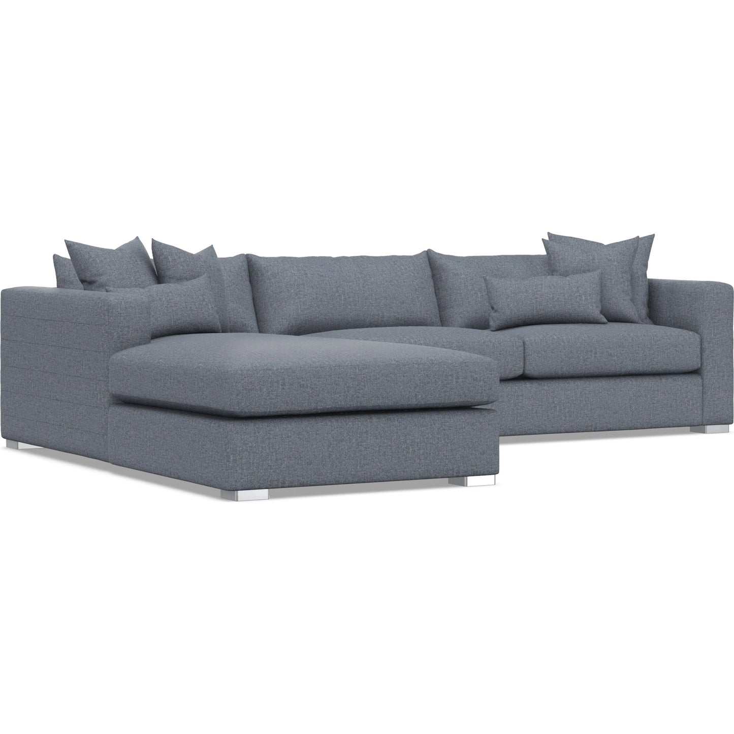 118 SI-2634520 | Additional Silo | Helena 2-Piece Fabric Sectional by Bernhardt in stainless steel. Made from unique in a unique style.