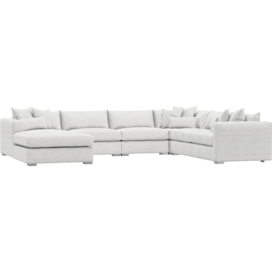 000 SI-2634547 | Primary Silo | Helena 5-Piece Fabric Sectional by Bernhardt in stainless steel. Made from unique in a unique style.