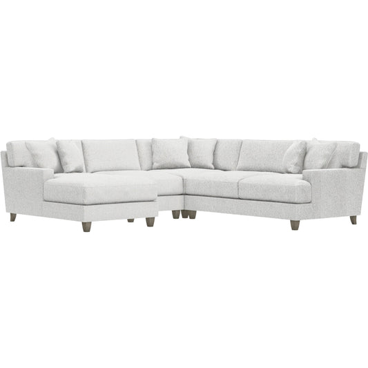 000 SI-2634750 | Primary Silo | Mila 4-Piece Fabric Sectional by Bernhardt in wdf, 789 portobello. Made from unique in a unique style.