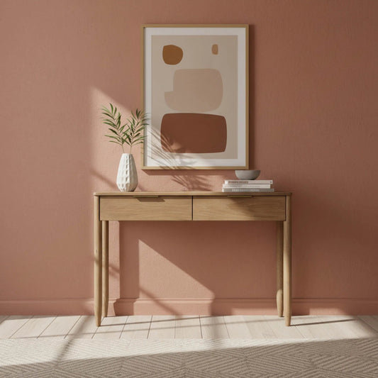 Kamelia Console by LH Imports in sand, brass. Made from unique in a transitional style.
