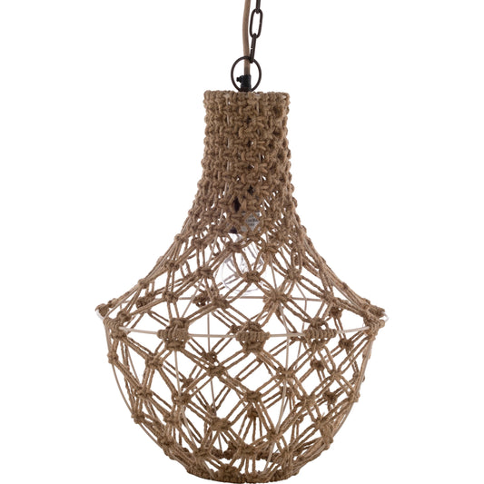 Kaylee - 23299 by Surya in tan, ivory, black. Made from jute, metal in a coastal style.