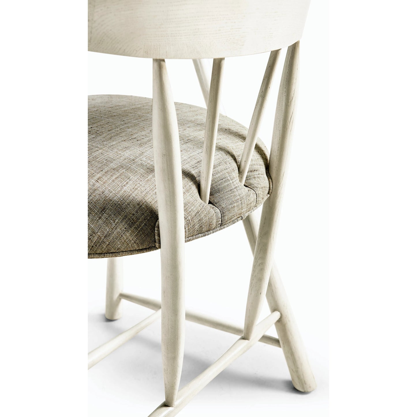 003 SI-2186364 | Closeup | Reimagined Transient Captains Chair by Jonathan Charles in country white oak. Made from oak in a modern style.
