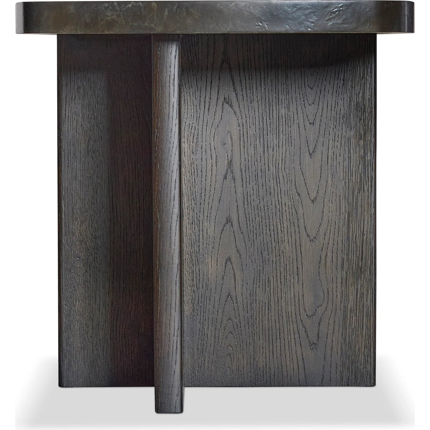 004 SI-2539263 | Additional Silo | Monroe Side Table by Bernhardt in brown. Made from wood, stone in a unique style.
