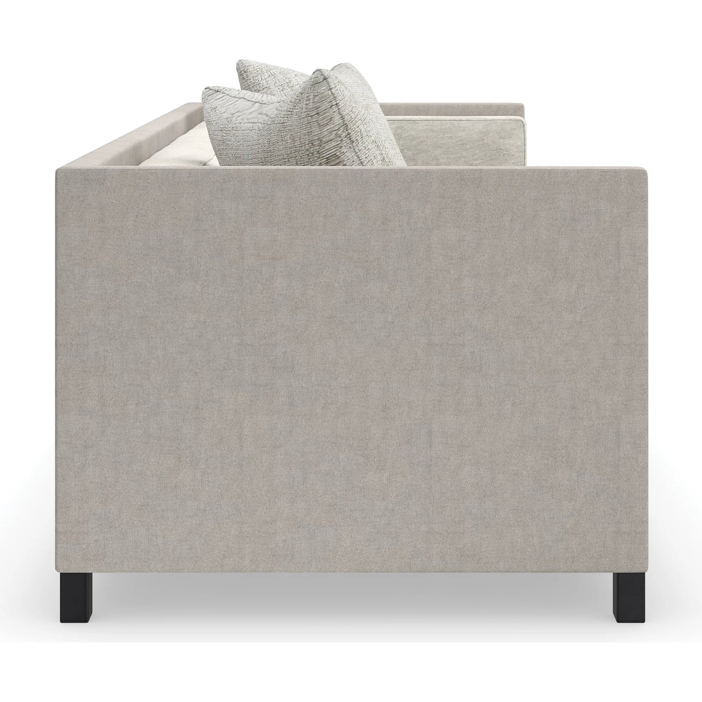 008 SI-2193909 | Additional Silo | Tuxedo Sofa by Caracole in brushed deep bronze. Made from unique in a unique style.