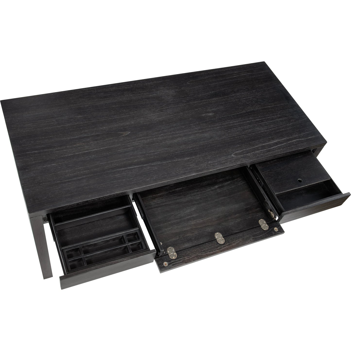 003 SI-2028920 | Additional Silo | Commerce & Market Writing Desk by Hooker Furniture in black. Made from mindi veneers in a modern style.