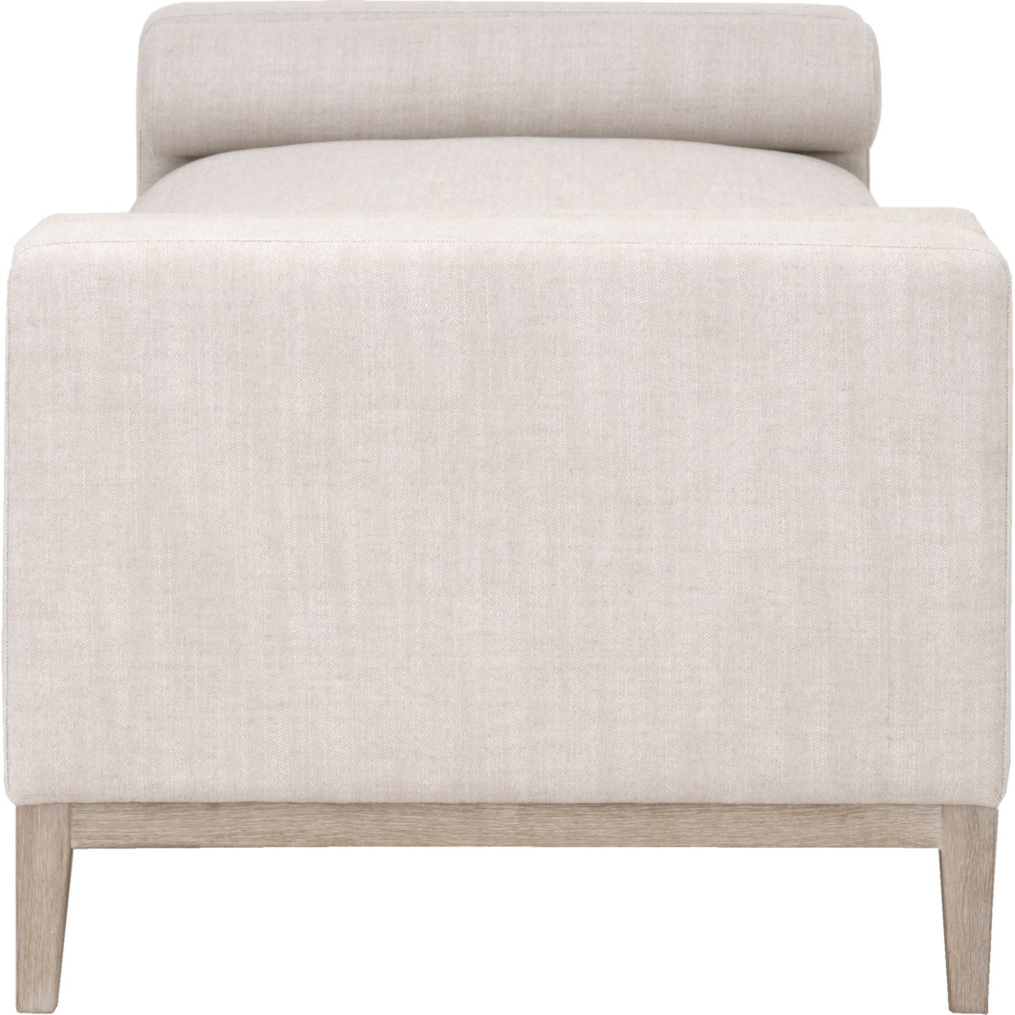 003 SI-1826871 | Additional Silo | Keaton Daybed by Essentials For Living in bisque and natural gray, bisque. Made from solid oak wood, 55% linen, 45% polyester fabric, foam in a modern style.