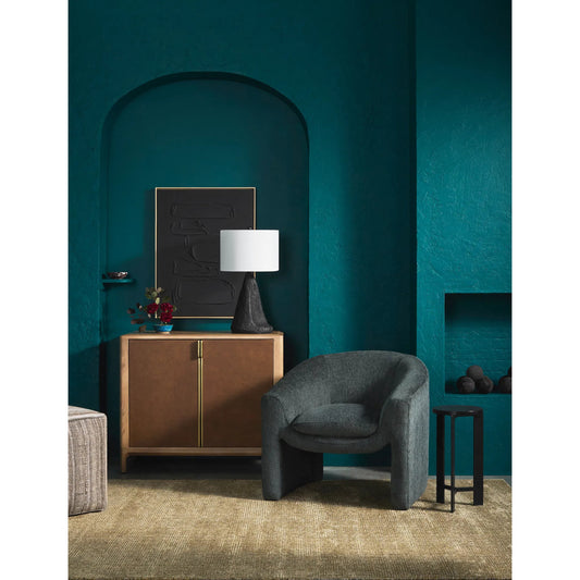 Kenner Cabinet by Surya in brown and natural. Made from mango wood in a modern style.