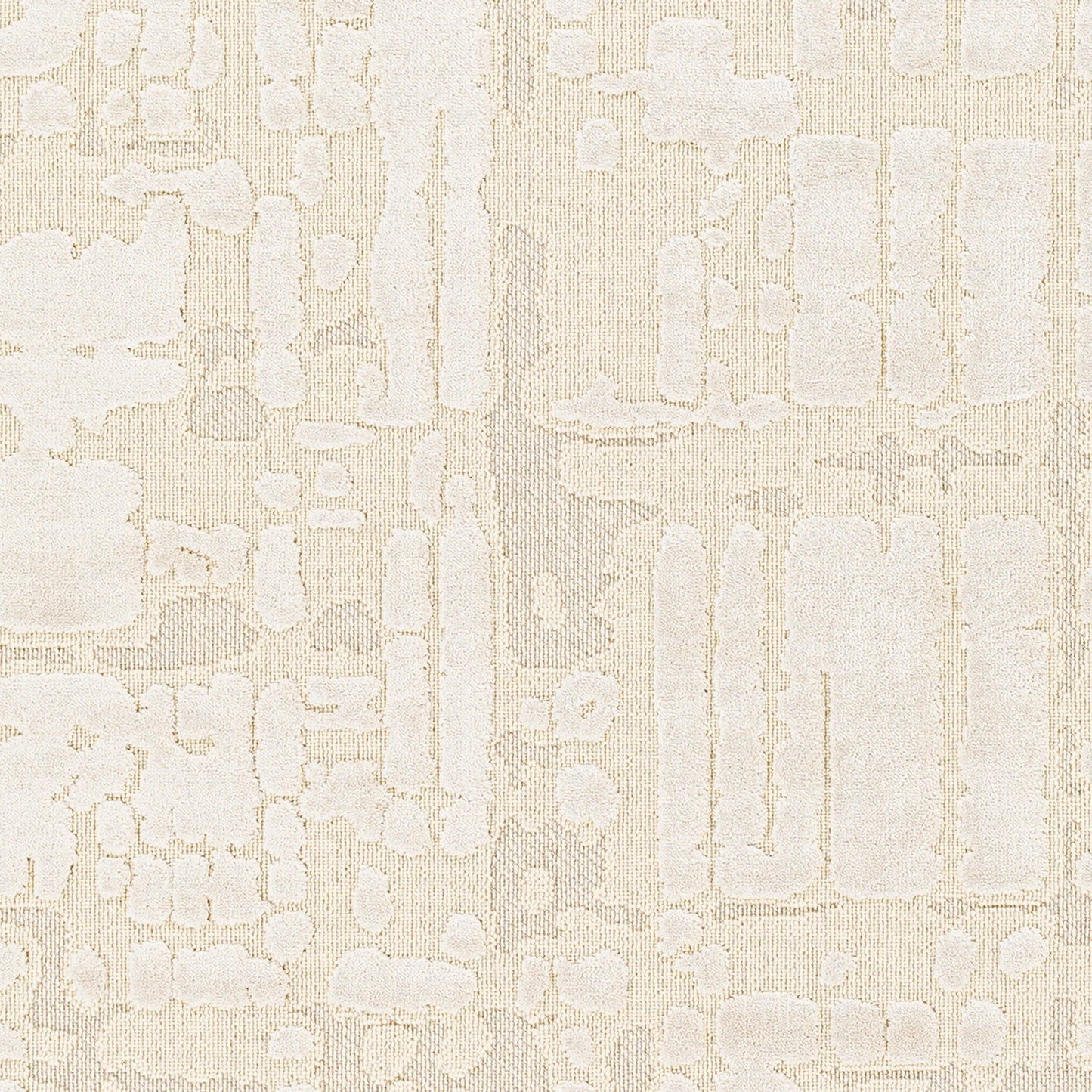 007 SI-1884256,SI-1884257 | Closeup | Kingston Rug - 29822 by Livabliss in cream, light beige. Made from 51% viscose, 49% wool in a unique style.
