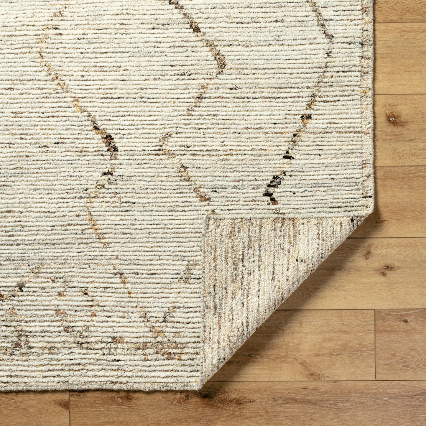 002 SI-2164266,SI-2164267,SI-2164268,SI-2164269,SI-2164270,SI-2164271 | Closeup | Khyber Rug - 527198 by Surya in light silver, ash, warm grey, off-white, prairie dust, sage. Made from wool in a unique style.