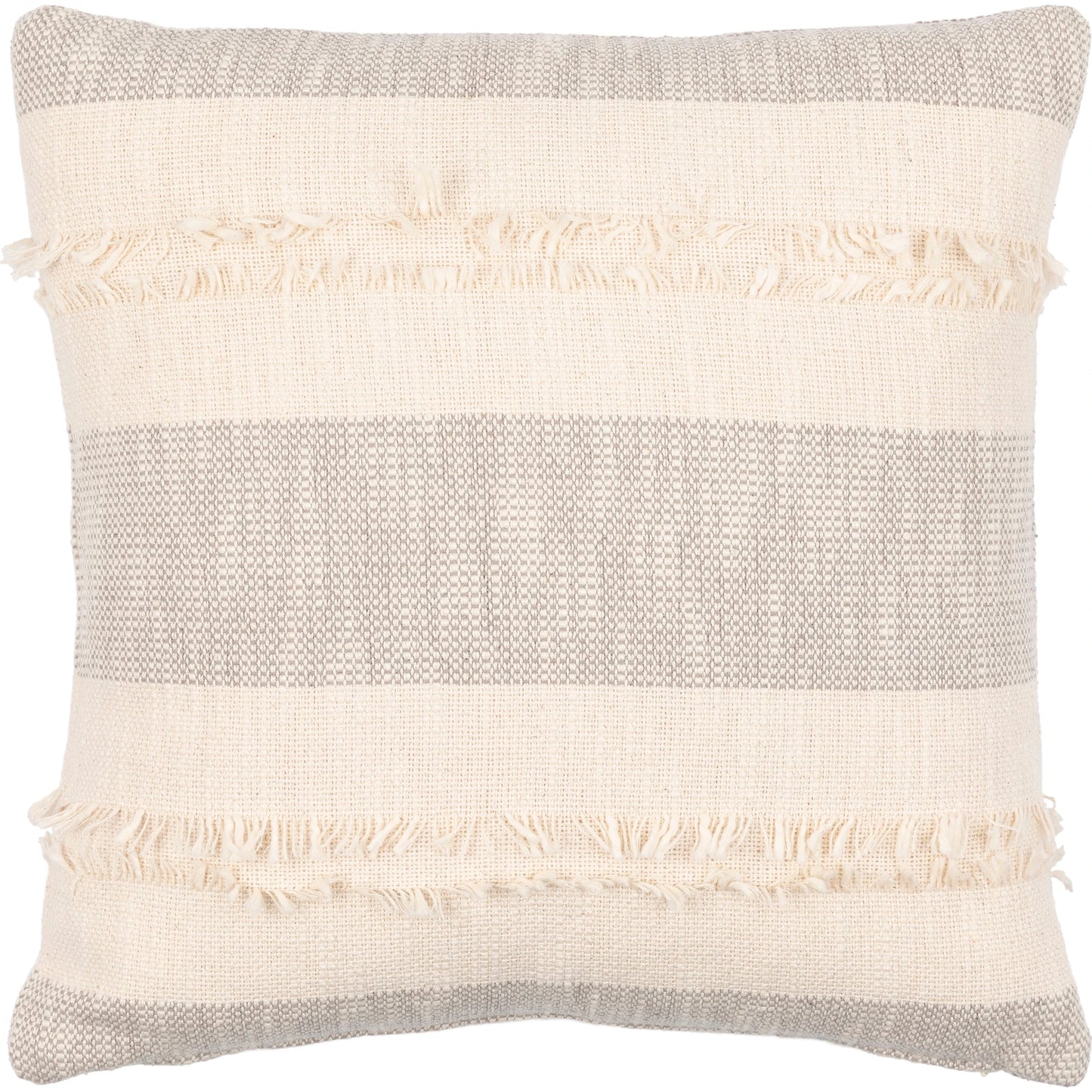 001 SI-1884232,SI-1884233,SI-1884234,SI-1884235,SI-1884236,SI-1884237 | Additional Silo | Kiefer Pillow - 8486 by Surya in gray, cream. Made from 100% cotton in a cottage & farmhouse style.