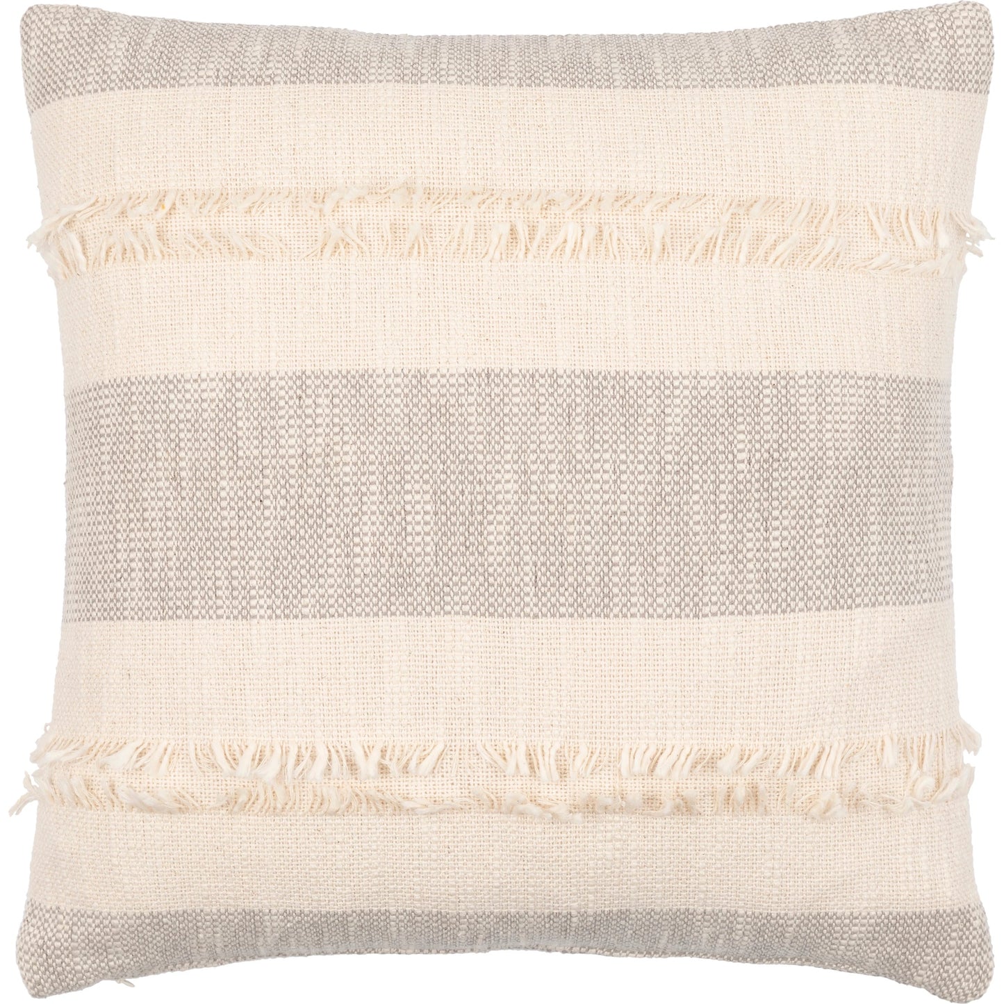 002 SI-1884232,SI-1884233,SI-1884234,SI-1884235,SI-1884236,SI-1884237 | Additional Silo | Kiefer Pillow - 8486 by Surya in gray, cream. Made from 100% cotton in a cottage & farmhouse style.