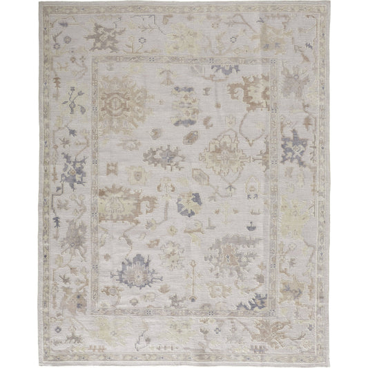 Wendover Transitional & Botanical Rug - 6864F by Feizy in tan, ivory, orange. Made from pet in a unique style.