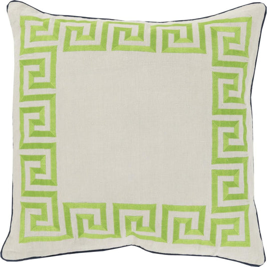 Key Pillow - 33366 by Surya. Made from 100% linen in a eclectic & global style.