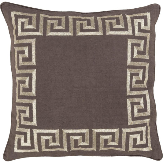 Key Pillow - 33366 by Surya. Made from 100% linen in a eclectic & global style.