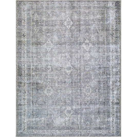 Kemer 496480 Rug by Livabliss in sage, beige, aqua, seafoam, cream, black. Made from polyester in a unique style.