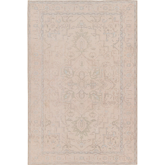 001 SI-2015088,SI-2015089,SI-2015090,SI-2015091,SI-2015092,SI-2354671 | Primary Silo | Kindred KND17 Rug by Jaipur Living in beige, light blue. Made from 100% polyester in a unique style.