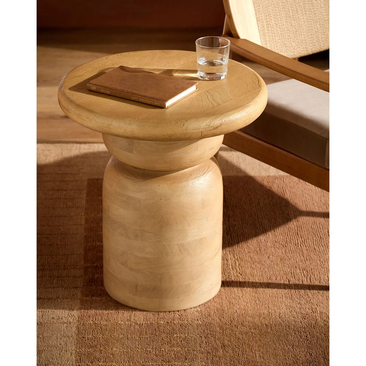 005 SI-2133382 | Lifestyle | Koben End Table 532002 by Surya. Made from mango wood in a transitional style.