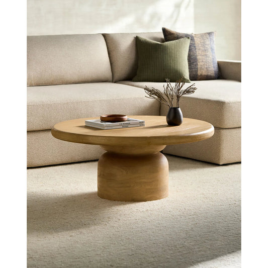 Koben Coffee Table - 532007 by Surya. Made from mango wood in a modern style.