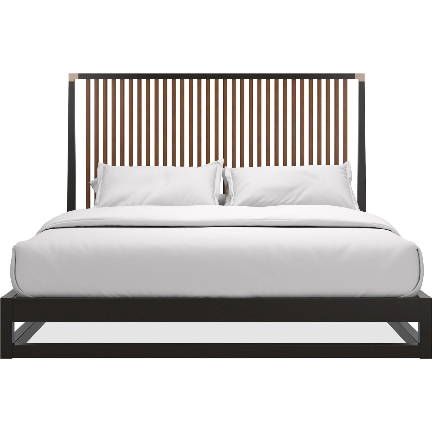 003 SI-2250546 | Additional Silo | Pinstripe Slatted Bed by Caracole. Made from unique in a transitional style.