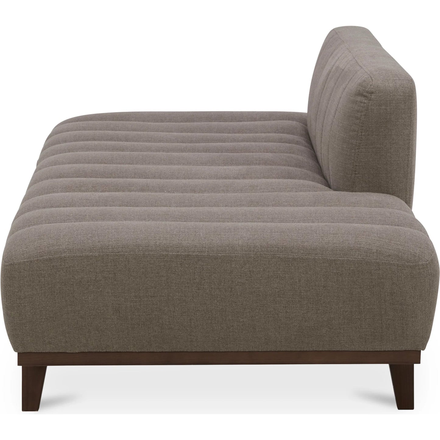 007 SI-2441311 | Additional Silo | Bennett Daybed by Moe's Home Collection in taupe. Made from 95% polyester, 5% nylon, solid wood, plywood, high density foam, polyfill cushions, plastic black legs in a unique style.