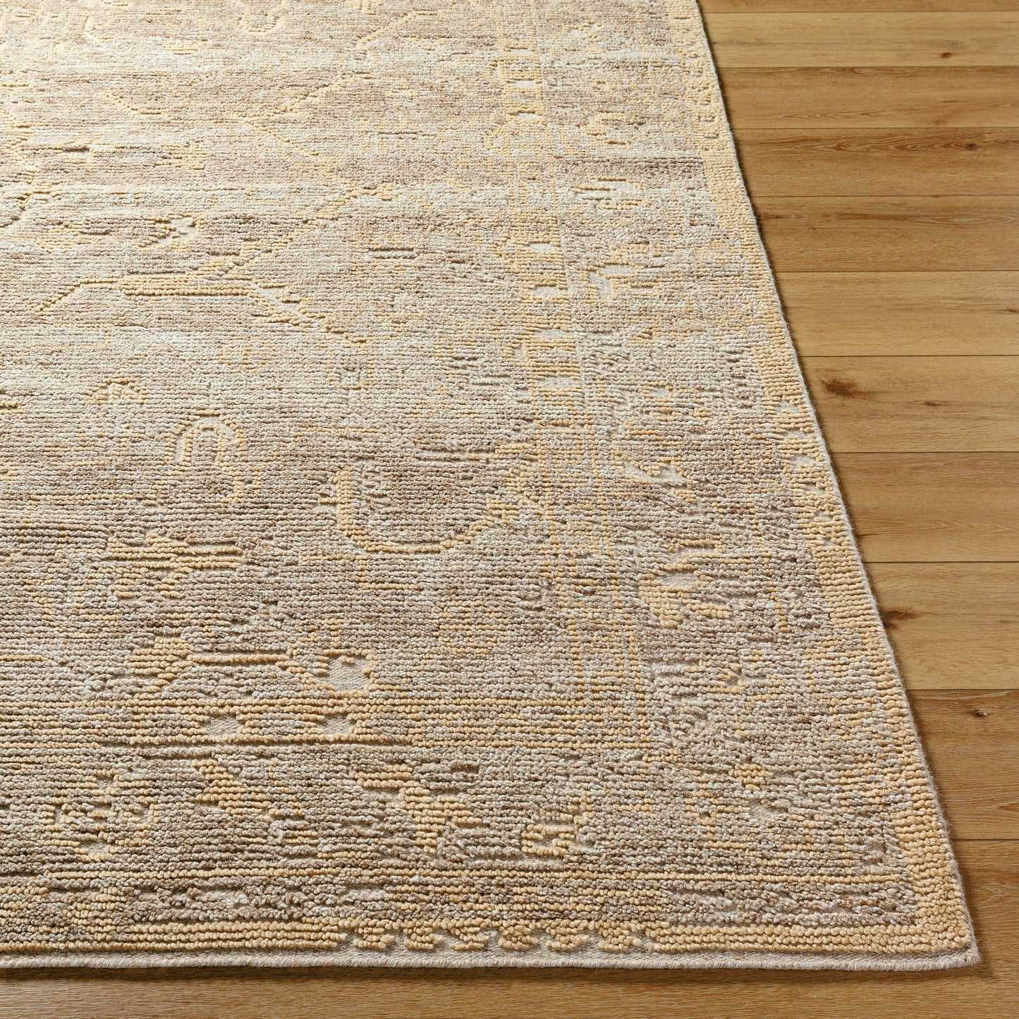 003 SI-2164557,SI-2164558,SI-2164559,SI-2164560,SI-2164561 | Closeup | Kimberly Rug - 529169 by Surya in light silver, ash. Made from wool in a unique style.