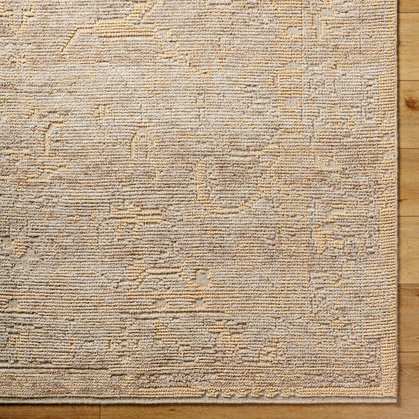 005 SI-2164557,SI-2164558,SI-2164559,SI-2164560,SI-2164561 | Closeup | Kimberly Rug - 529169 by Surya in light silver, ash. Made from wool in a unique style.