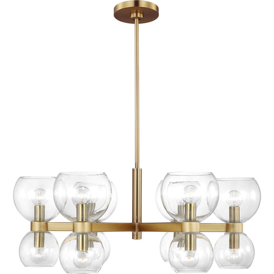 Londyn Small Chandelier by Visual Comfort & Co.. Made from steel in a modern style.