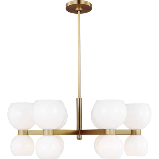 Londyn Small Chandelier by Visual Comfort & Co.. Made from steel in a modern style.