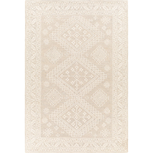 001 SI-1883960,SI-1883961,SI-1883962,SI-1883964 | Primary Silo | Kayseri Rug - 24434 by Livabliss in medium gray, light beige, cream. Made from 100% wool in a unique style.