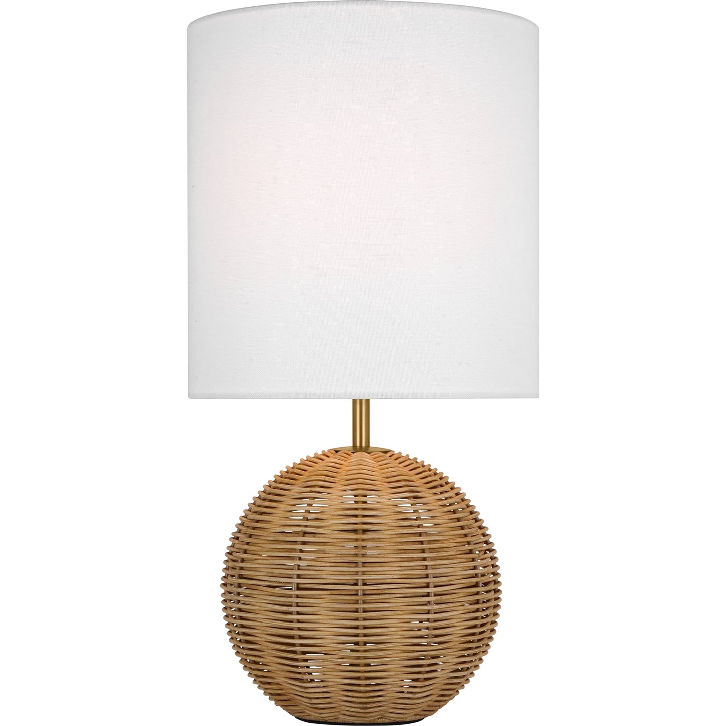 001 SI-2235035 | Primary Silo | Mari Small Table Lamp by Visual Comfort & Co. in burnished brass. Made from unique in a unique style.