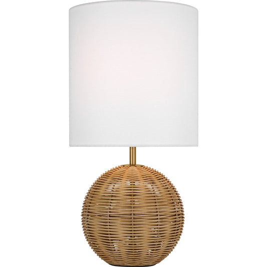 Mari Small Table Lamp by Visual Comfort & Co. in burnished brass. Made from unique in a rustic style.