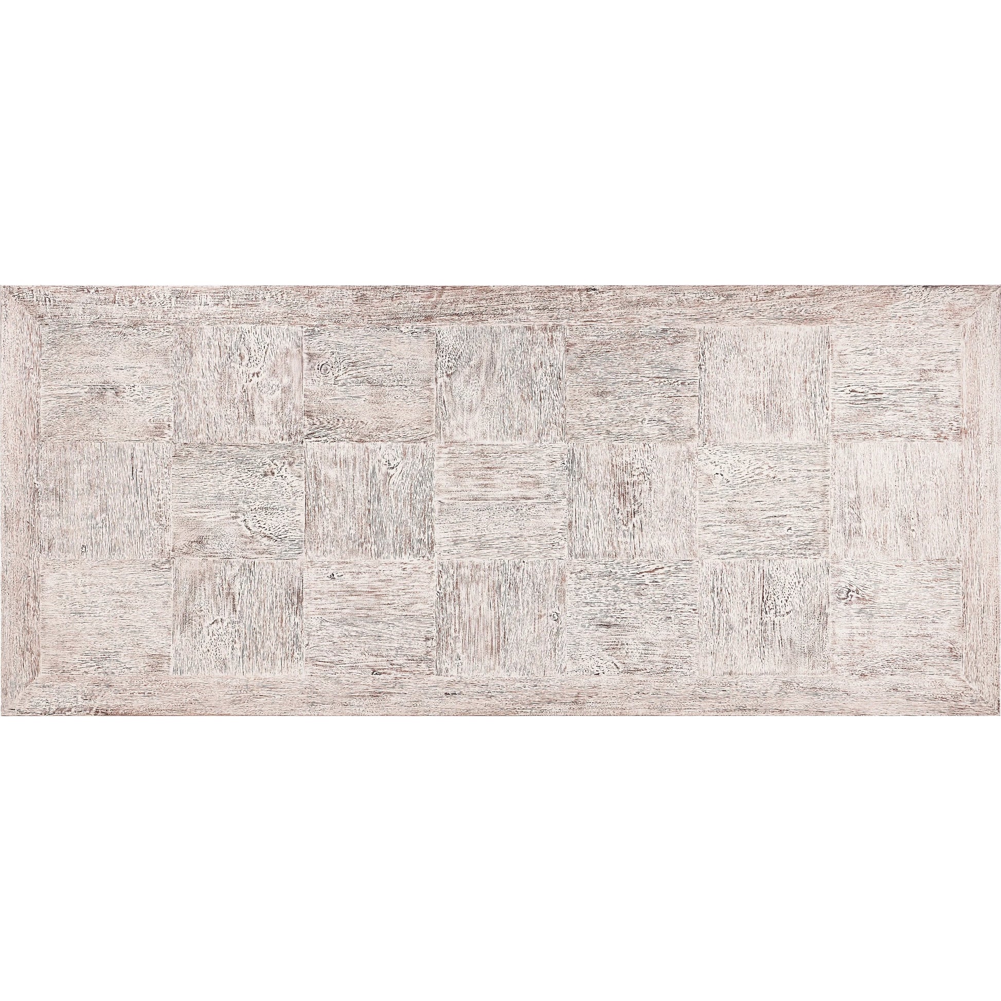 100" Bywater Extending Dining Table by Jonathan Charles in washed acacia. Made from acacia in a transitional style.