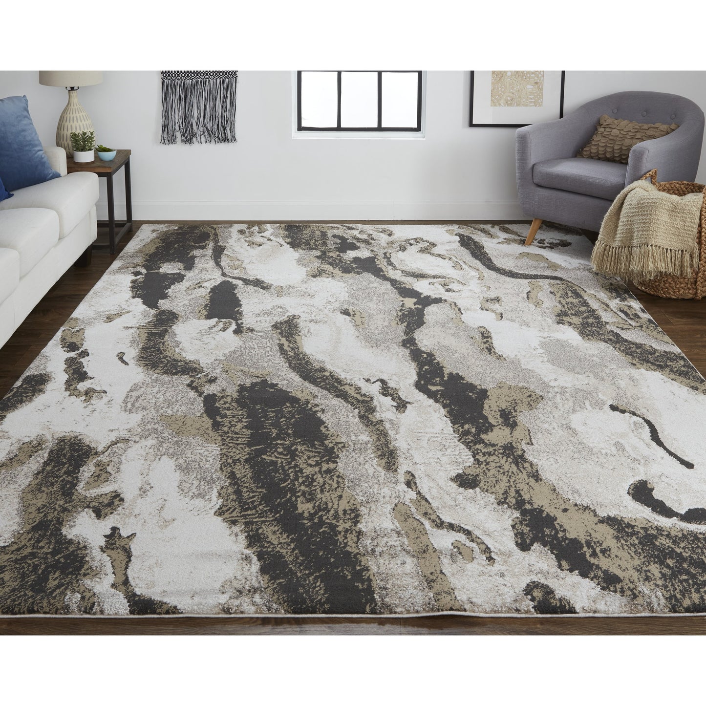 017 SI-1830144,SI-1830147,SI-1830150,SI-1830152 | Lifestyle | Vancouver Transitional Rug - 39FGF by Feizy in ivory, brown, taupe. Made from polypropylene, polyester in a unique style.