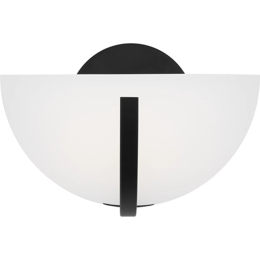 001 SI-2237832 | Primary Silo | Nido Small Sconce by Visual Comfort & Co. in midnight black. Made from steel in a transitional style.